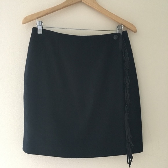 David Eliot Wool Wrap Skirt - Picture 1 of 8